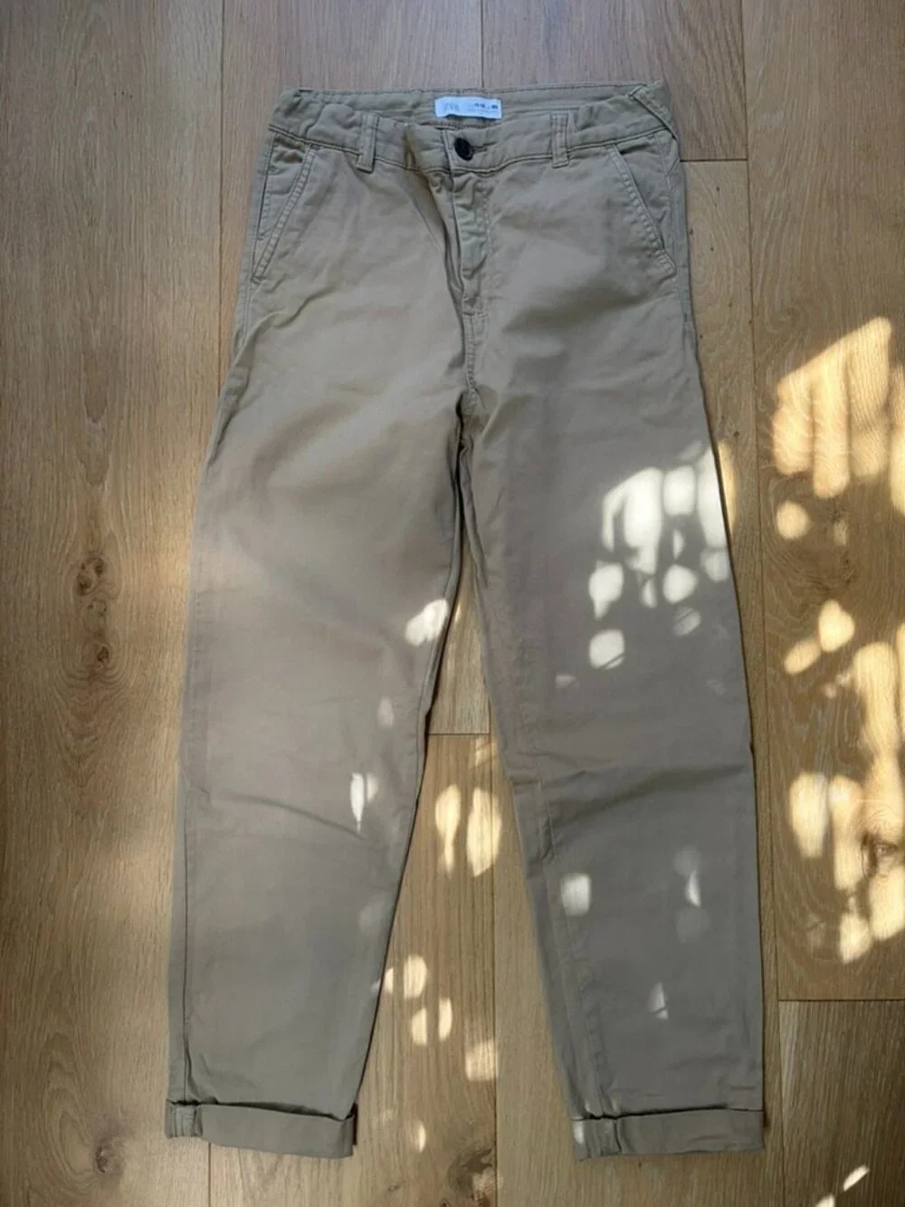 Zara Boys Pants (Beige) - Size: Youth 11-12 - EUC (Only Worn Once)